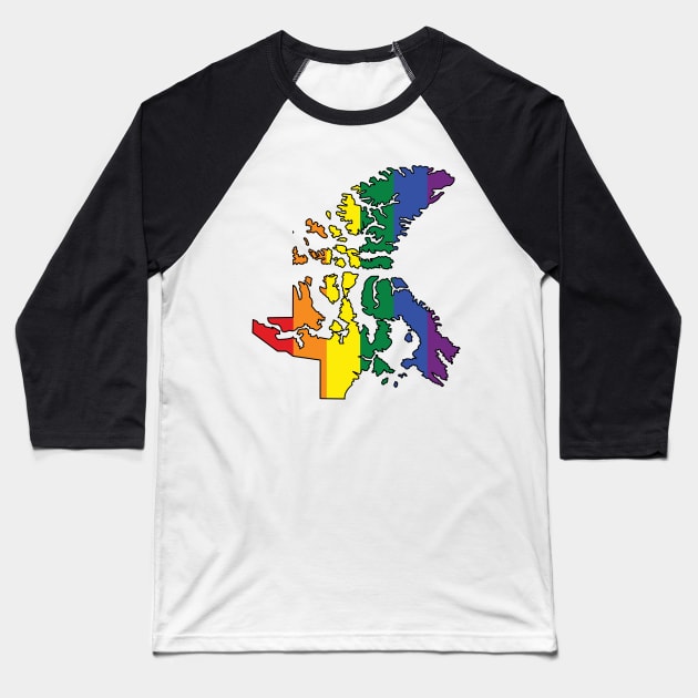 Nunavut Pride! Baseball T-Shirt by somekindofguru